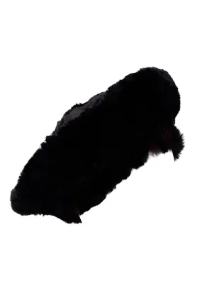 1960s Black Fur Beret