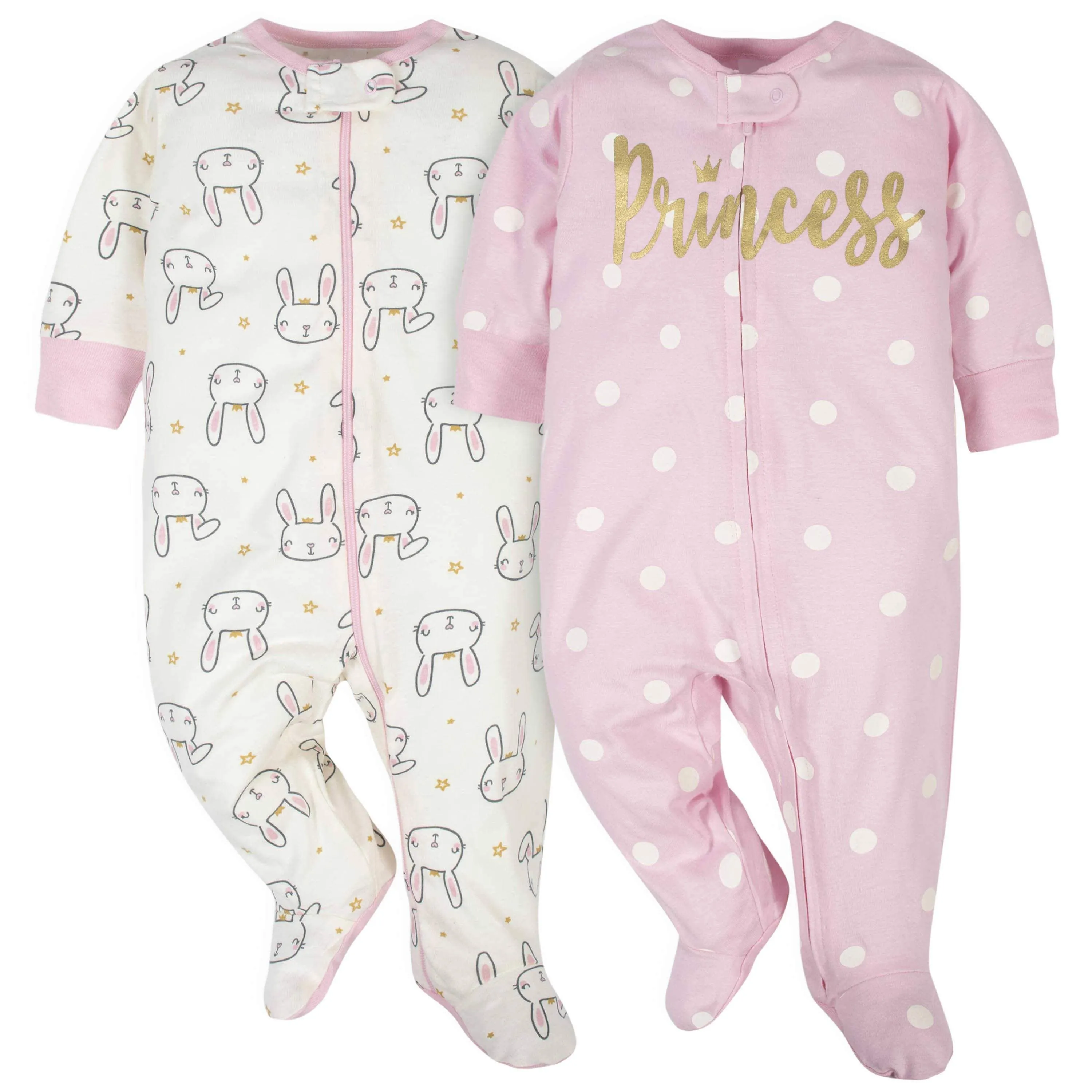 2-Pack Baby Girls Princess Sleep N' Plays