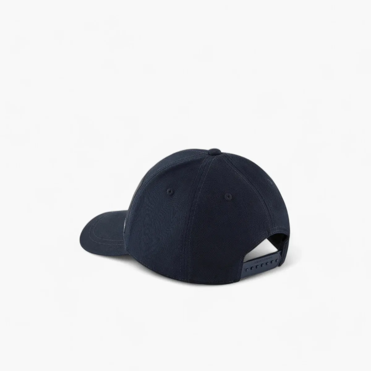 A Line Cotton Cap With Embossed Logo Patch