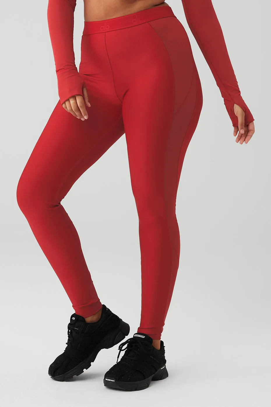 Airlift High-Waist Ballet Dream Legging - Classic Red