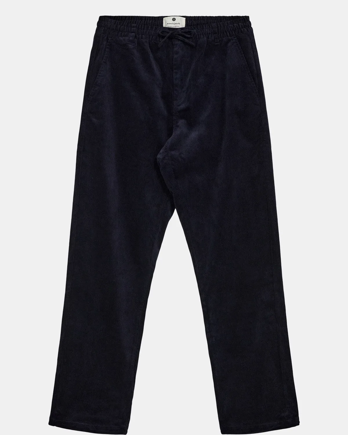 AKJAN ELASTIC CORD PANTS - Dark Navy