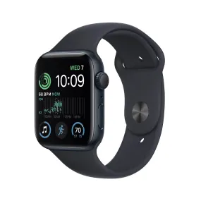 Apple Watch SE GPS 44mm Midnight Aluminium Case with Midnight Sport Band - Regular