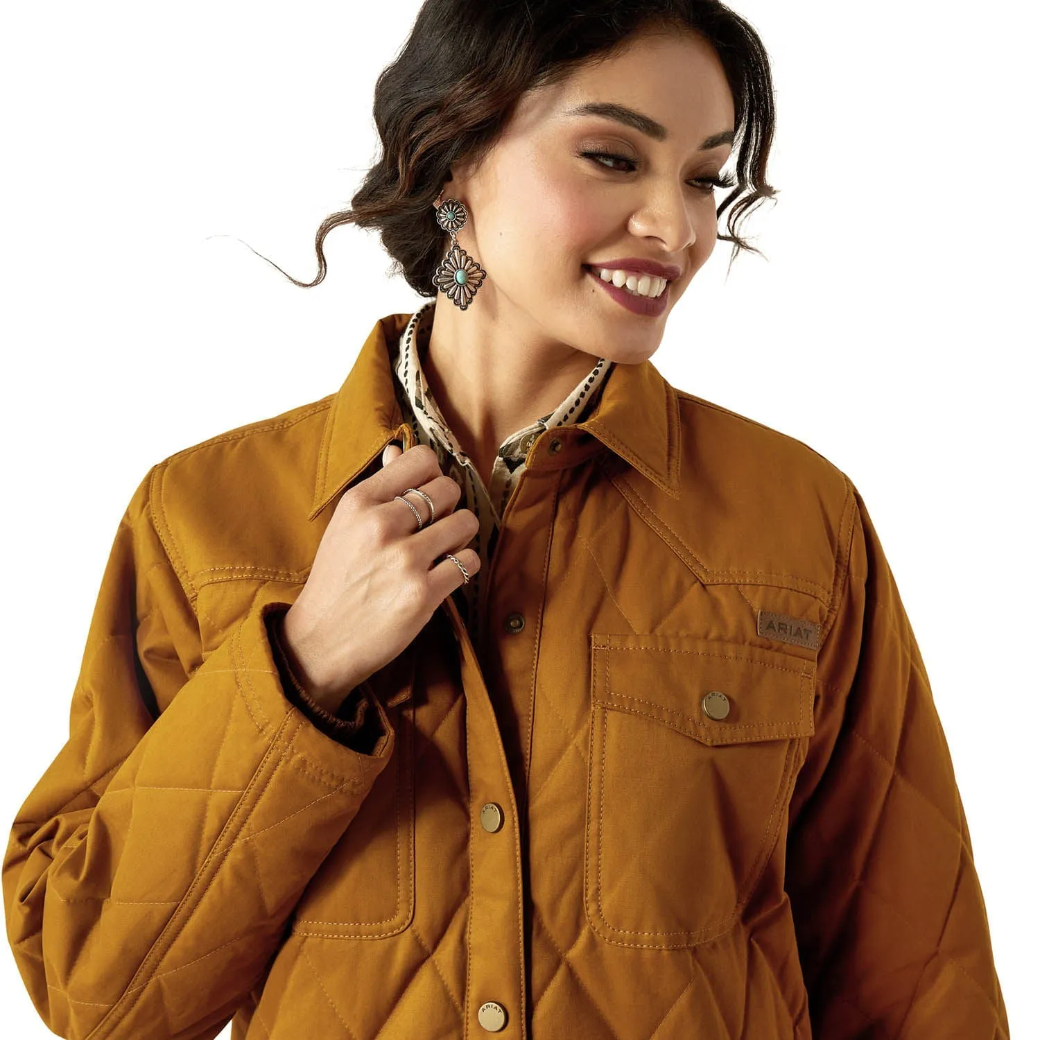 Ariat Women's Grizzly Quilted Barn Jacket