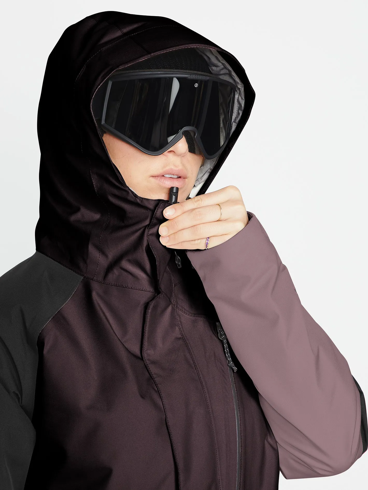 Aris Insulated Gore-Tex Jacket - Black Plum