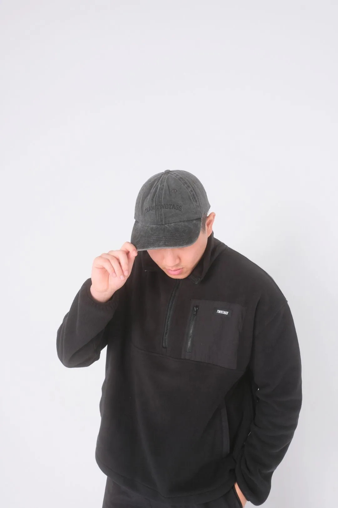 AW23 Cap - Washed Black