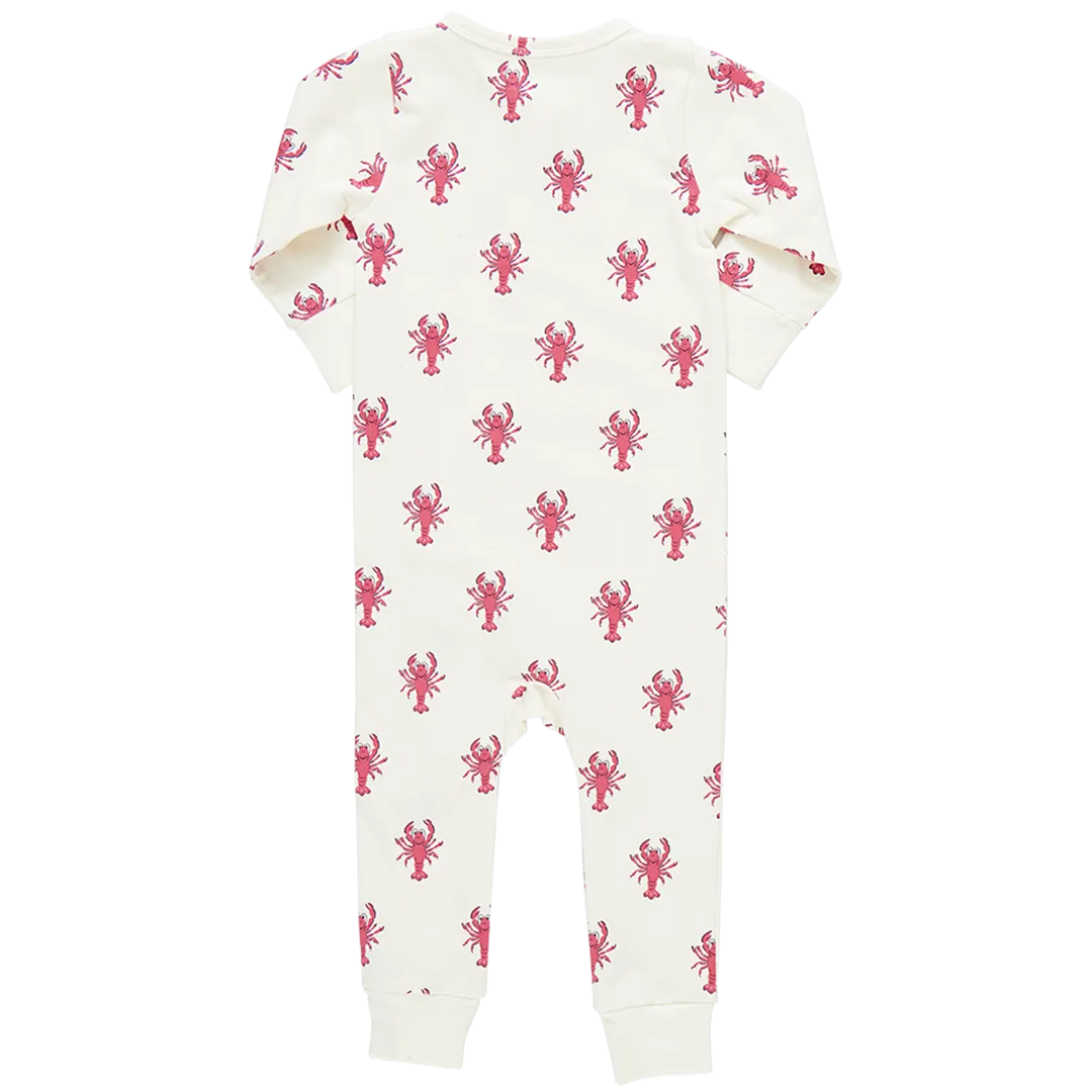 Baby Organic Romper - Lobsters