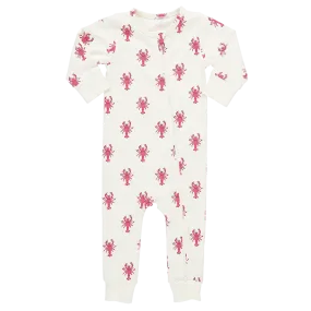 Baby Organic Romper - Lobsters