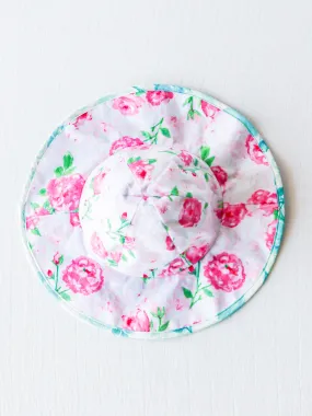 Baby Sunhat - Raspberry Roses