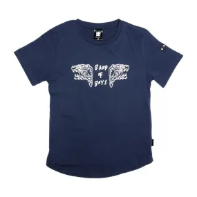 Band of Boys - Tee Double Leopard - Navy