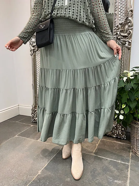 Basic Tiered Swing Skirt Genesis