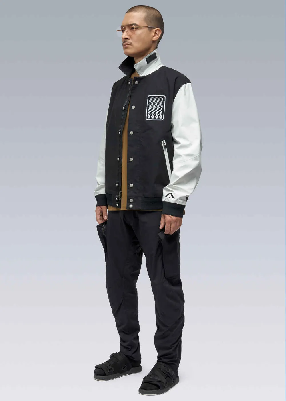 Black & White J94-VT 3L Varsity Jacket