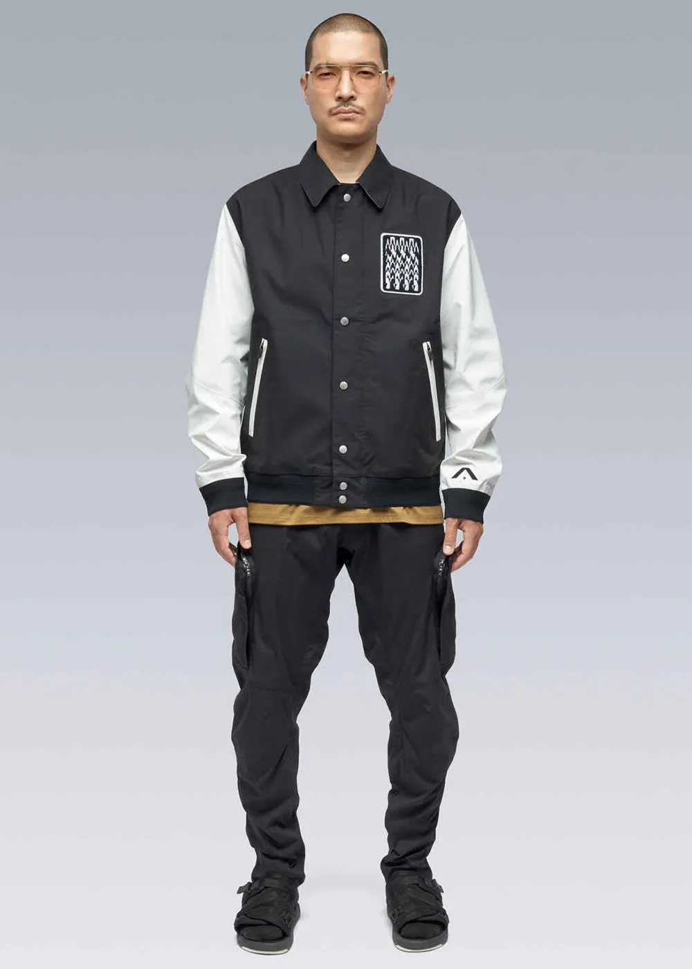 Black & White J94-VT 3L Varsity Jacket