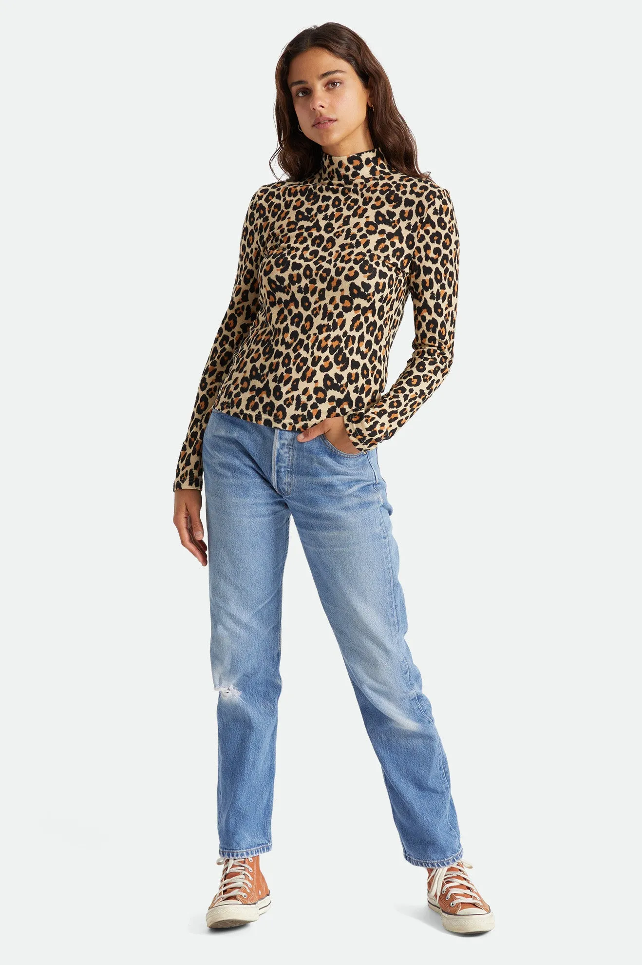 Blitz Turtleneck - Leopard