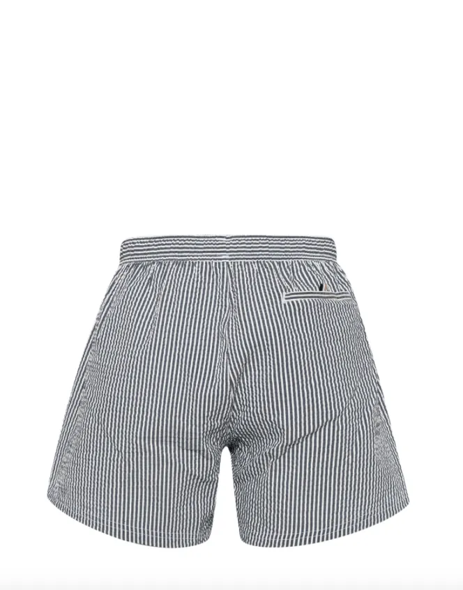 Boss Velvetfish striped swim shorts