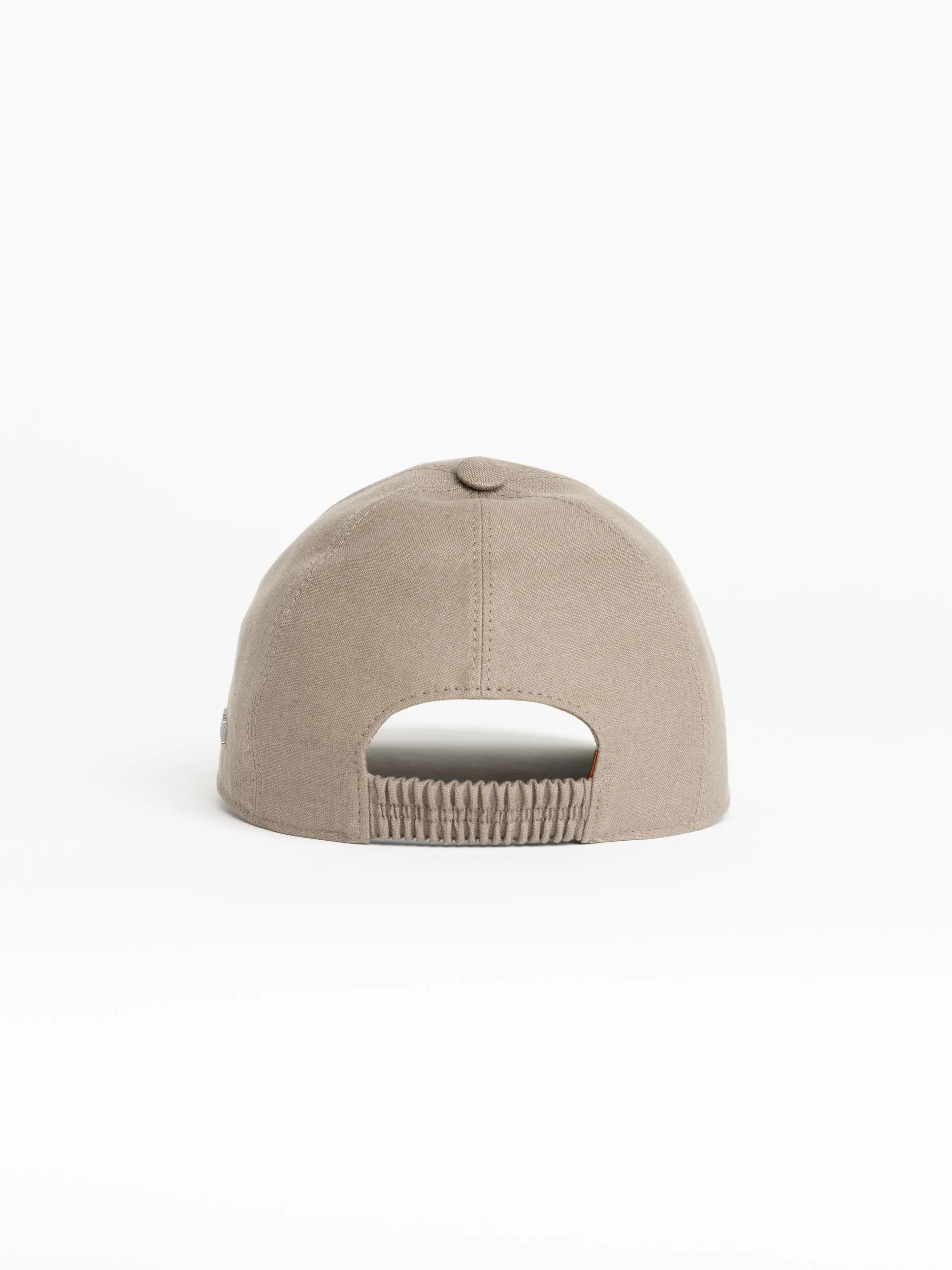 Brown Oasi Lino Baseball Cap