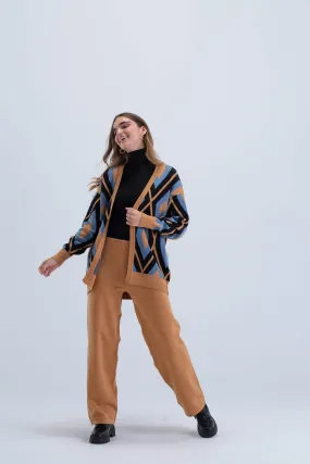 Camel Wide Leg Lounge Pants