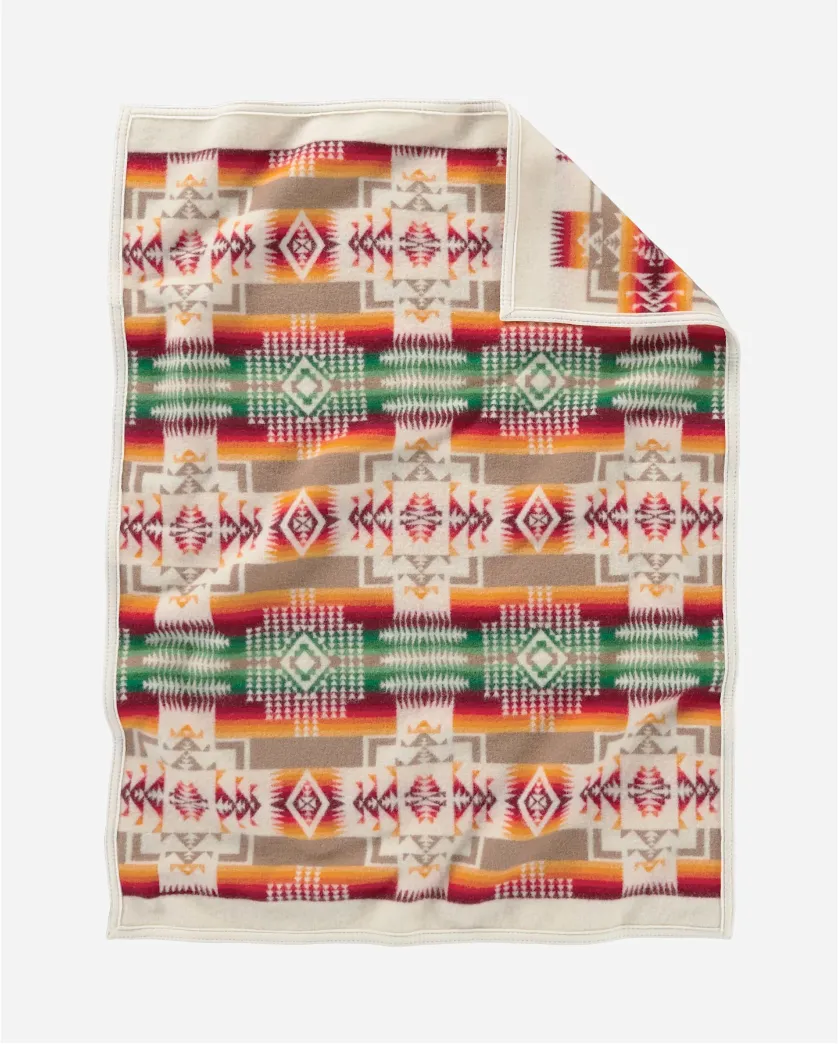 Chief Joseph Crib Blanket<br>Ivory