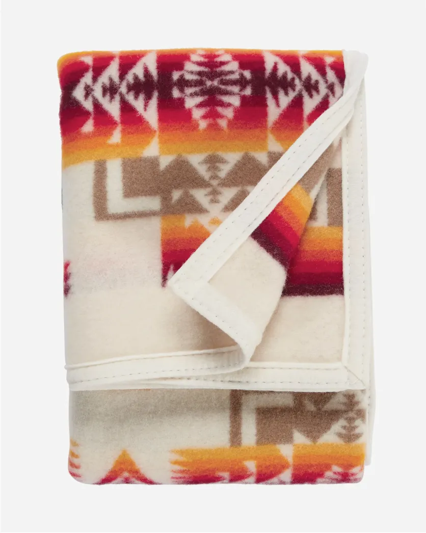 Chief Joseph Crib Blanket<br>Ivory