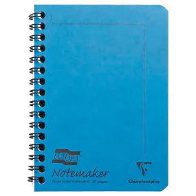 Clairefontaine Europa A6 Notemaker Blue Notebook