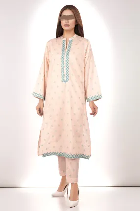 Cotton Jacquard Embroidered Stitched 2 Piece (Shirt/Trouser)