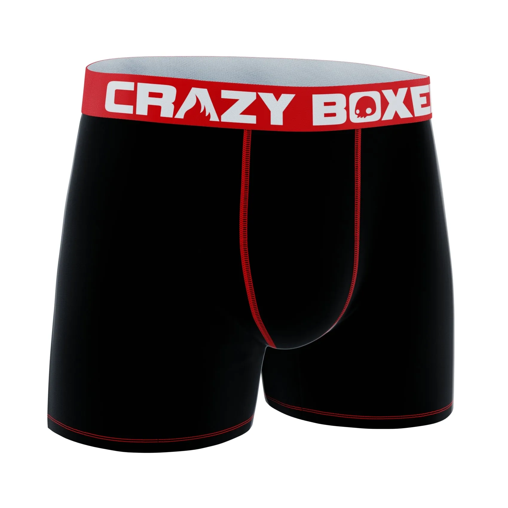 CRAZYBOXER  Classic Black Men's Boxer Briefs