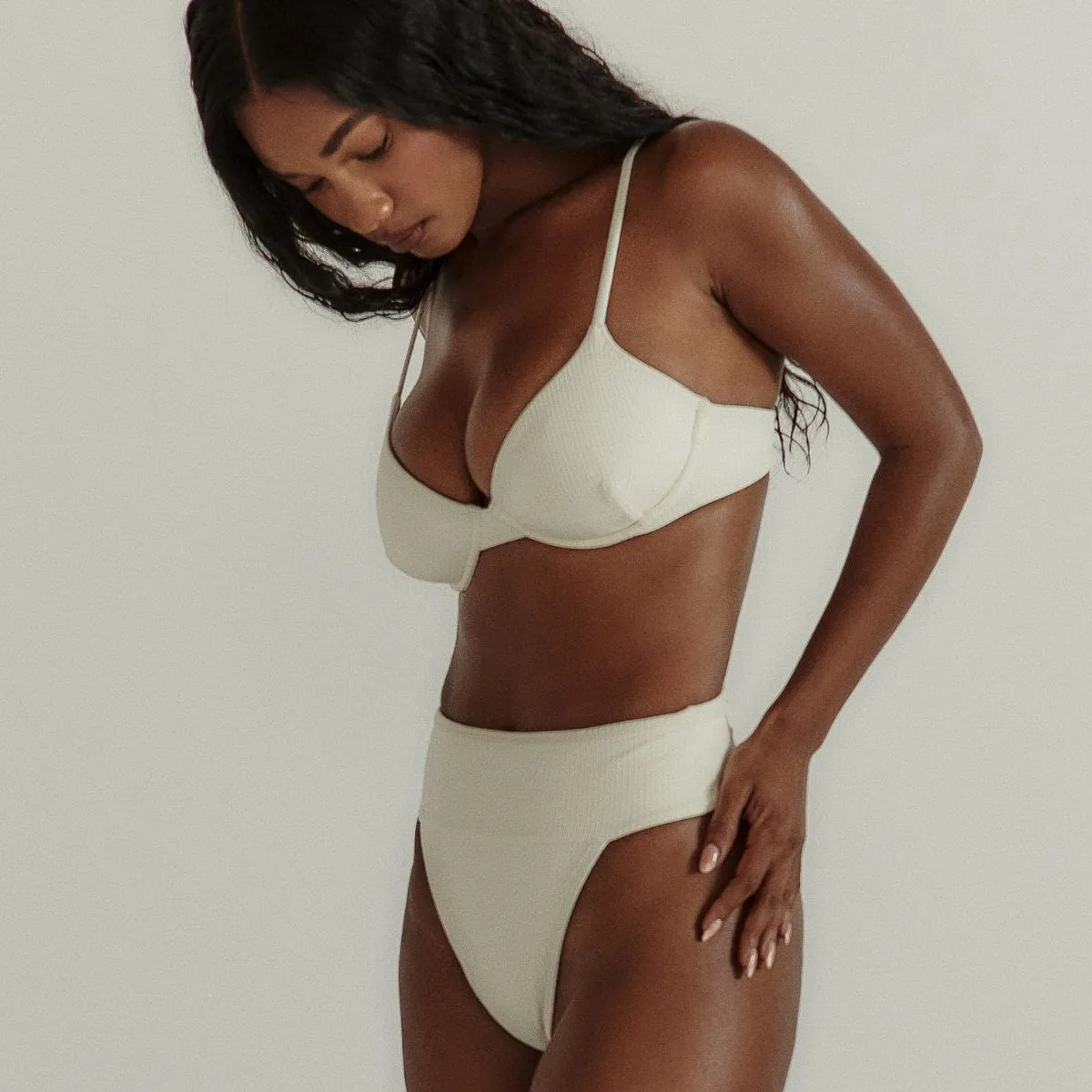 Cream Rib Tamarindo Bikini bottom