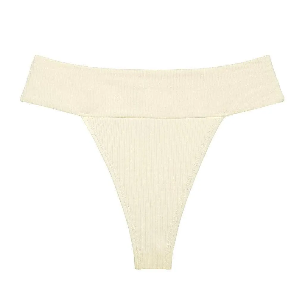 Cream Rib Tamarindo Bikini bottom