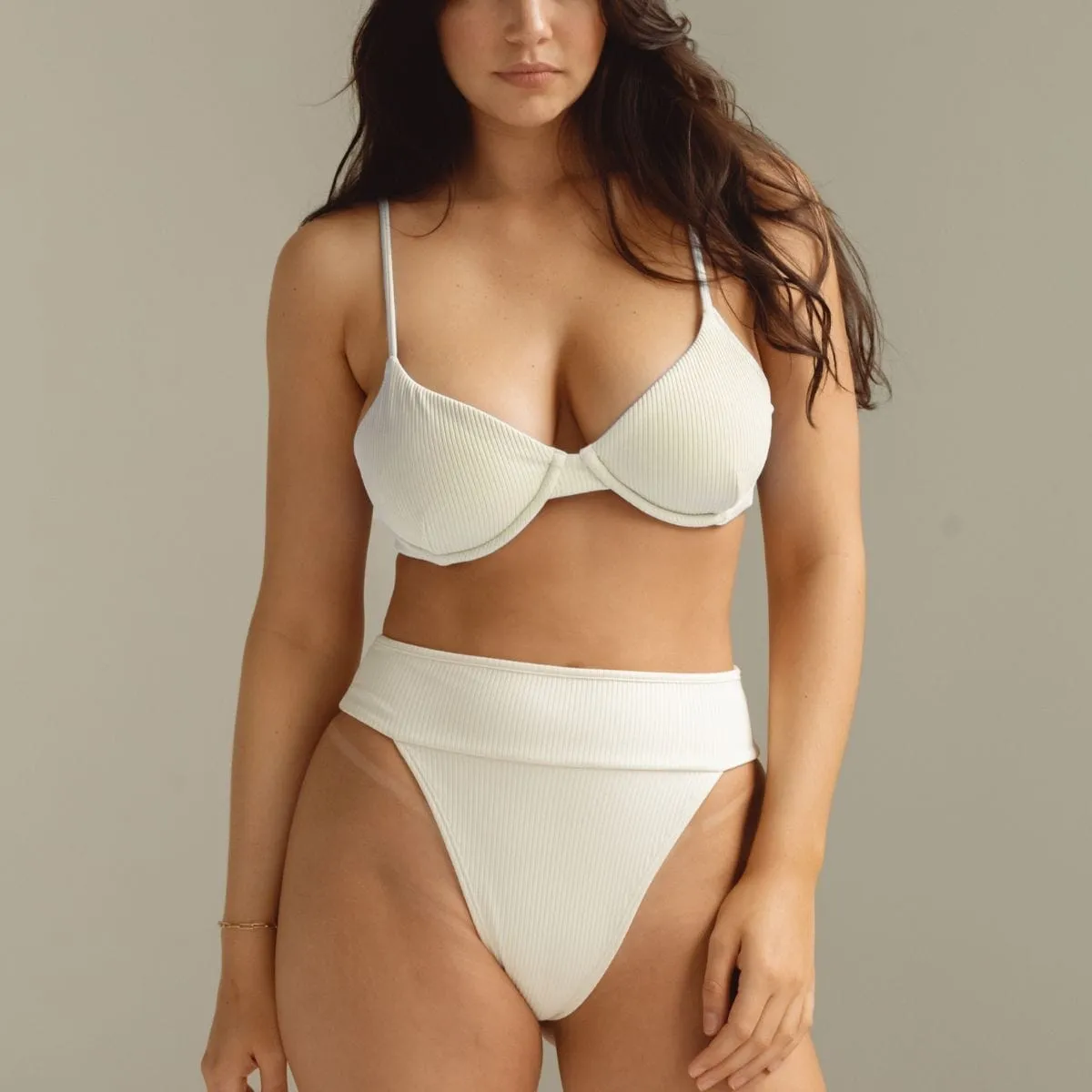 Cream Rib Tamarindo Bikini bottom