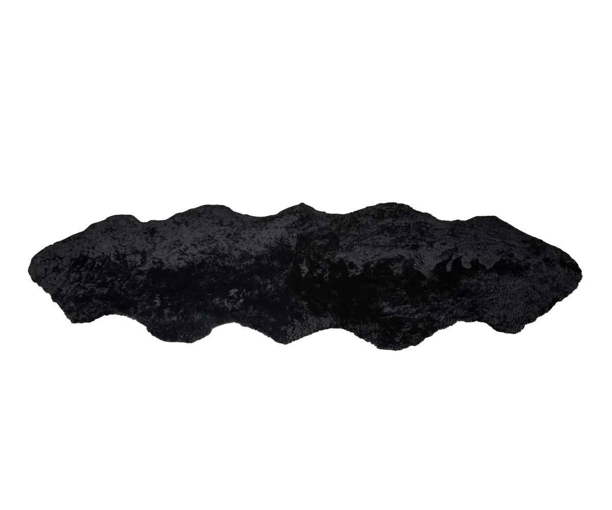 Curly Double Pelt - Black