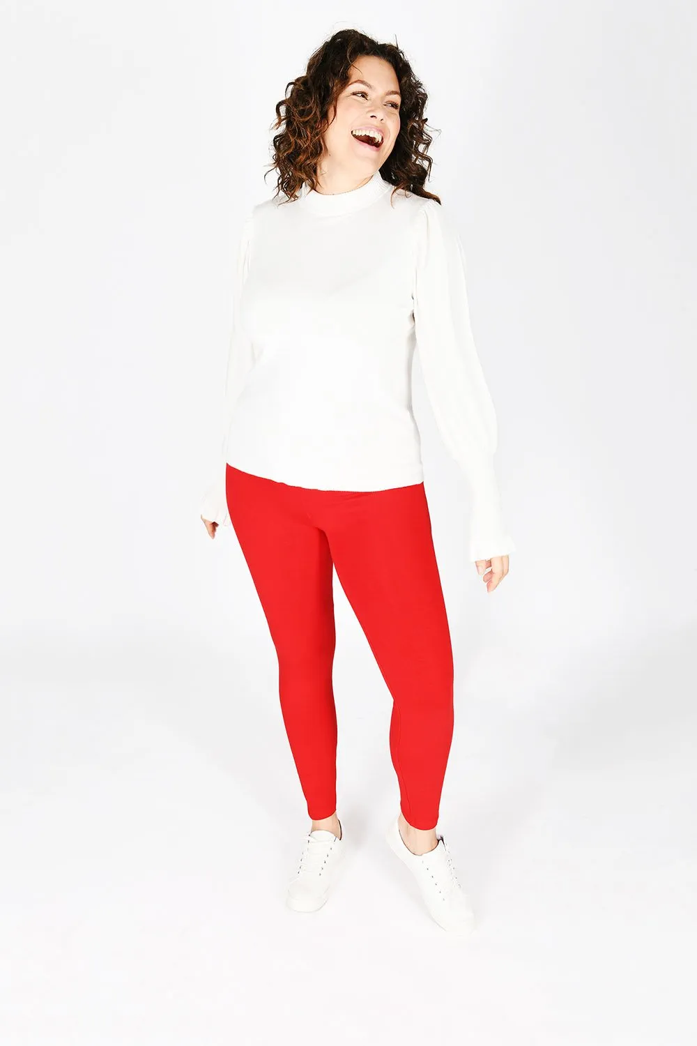 Curve Everyday Leggings - Poppy Red