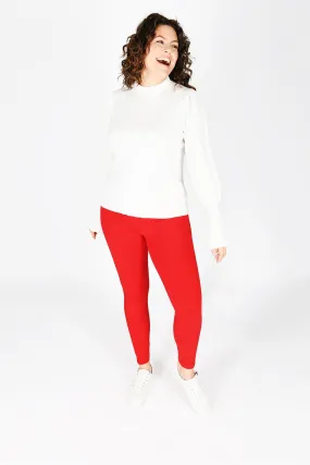 Curve Everyday Leggings - Poppy Red