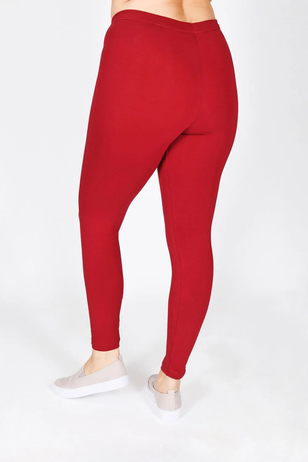 Curve Everyday Leggings - Red Wine