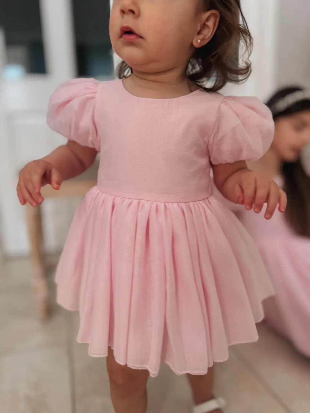 Delia Light Pink Baby Dress