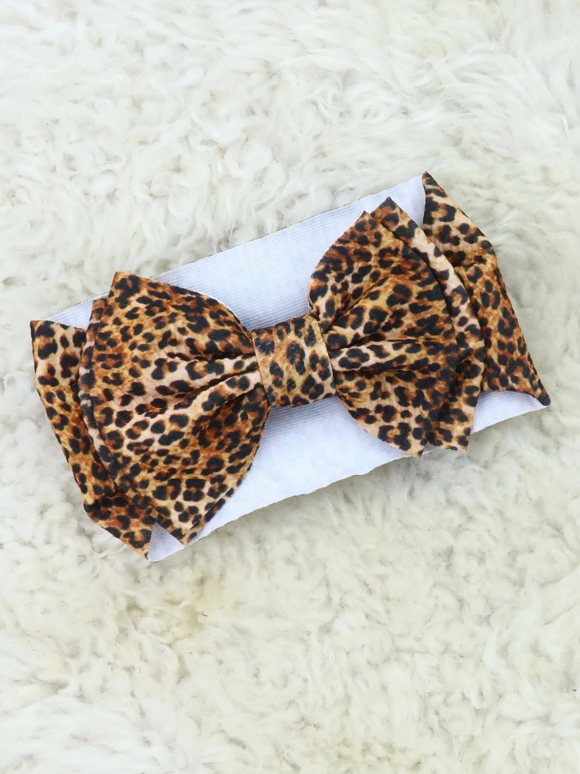 Double Layer Waffle Bow Headwrap - 32 Colors Available