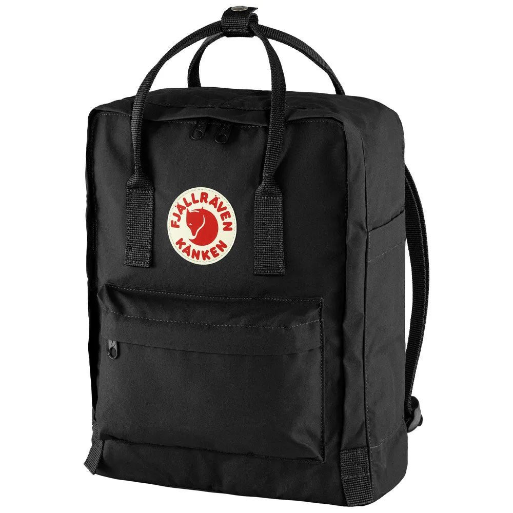 Fjällräven Kånken Black Backpack (Unisex)