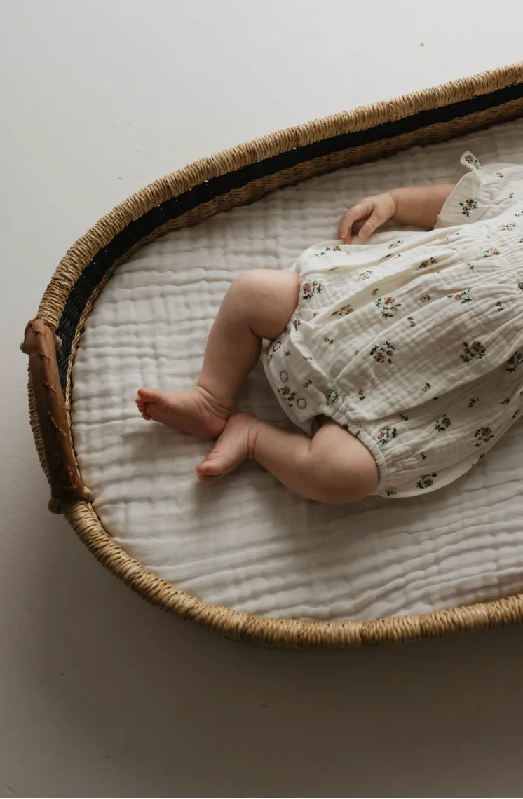 Garden Days | Ivory Floral Baby Romper