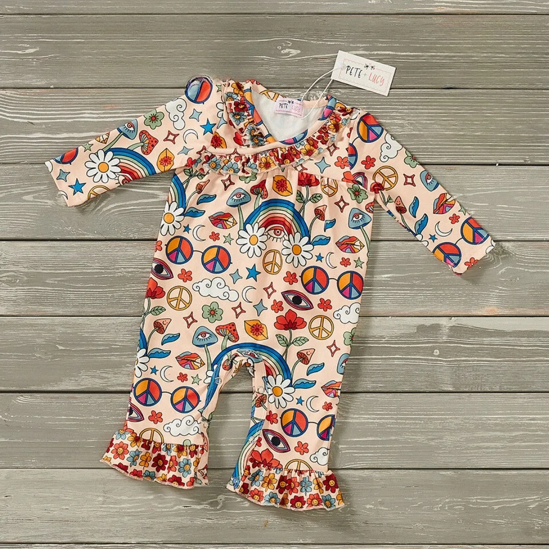 GIRLS - Short Sleeve Spring Infant Romper