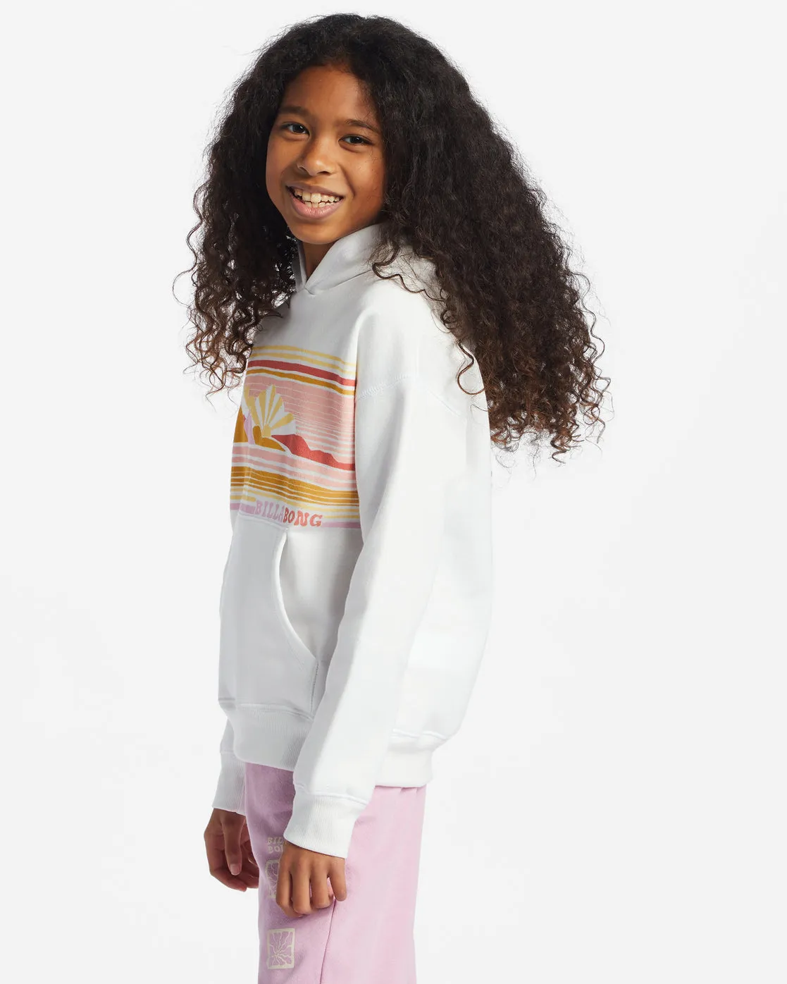 Girls Sunset Skies Sweatshirt - Salt Crystal