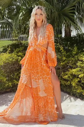 HANNAH CUTOUT MAXI DRESS