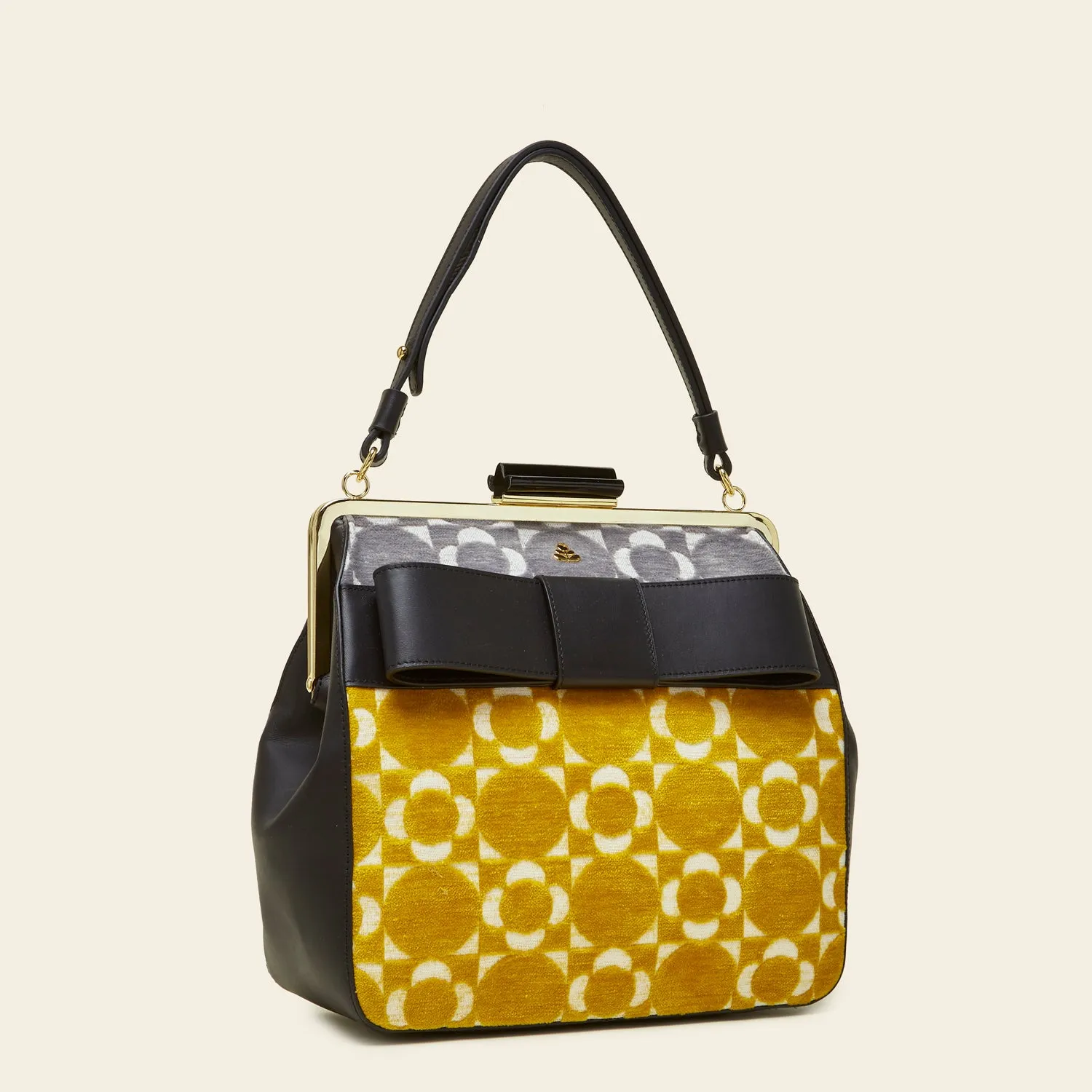 Holly Handbag - Retro Tile Dandelion