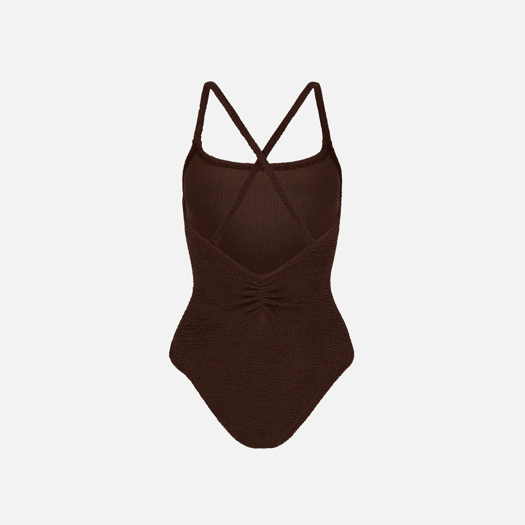 Hunza G Bette One Piece - Metallic Chocolate