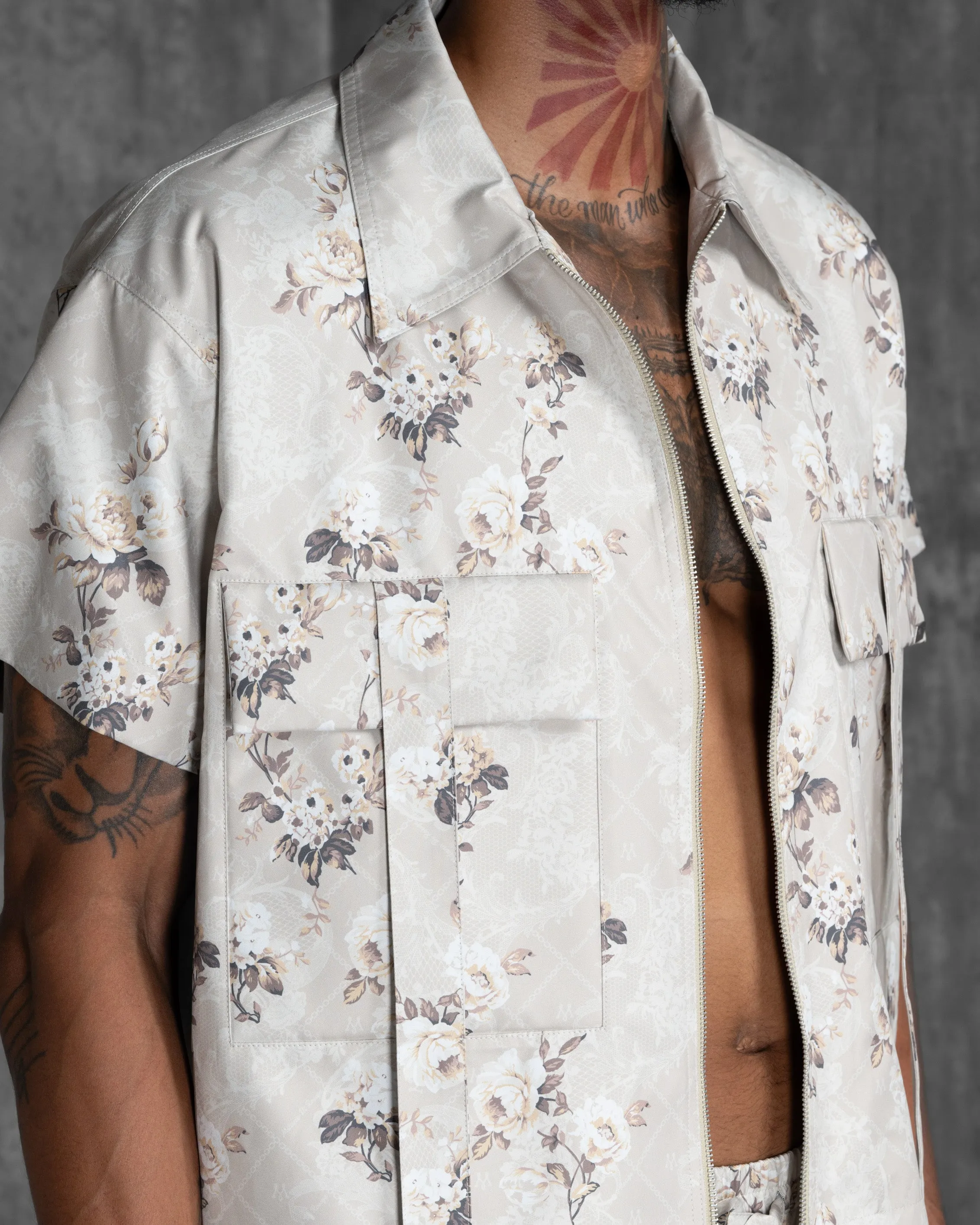 Jacquard Telli Short Sleeve Windbreaker