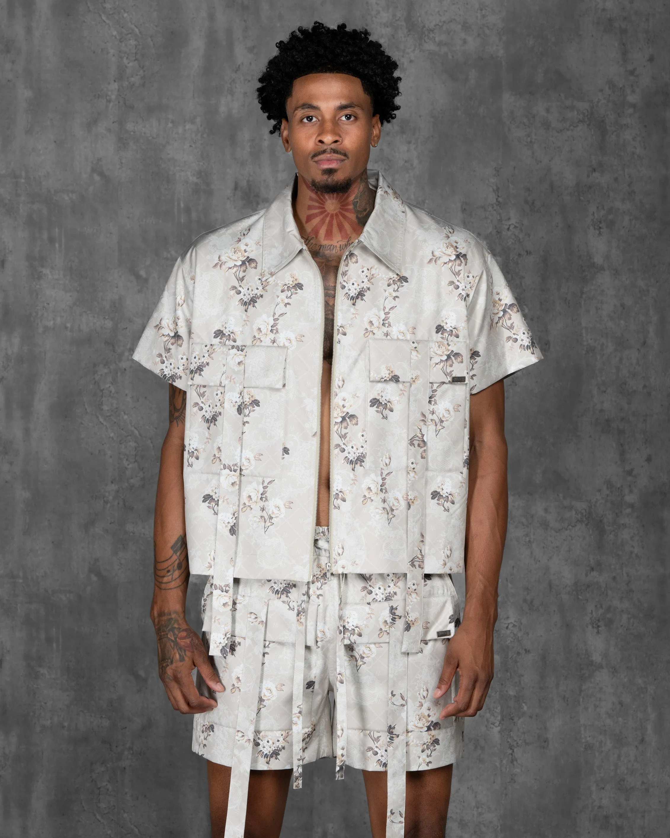 Jacquard Telli Short Sleeve Windbreaker