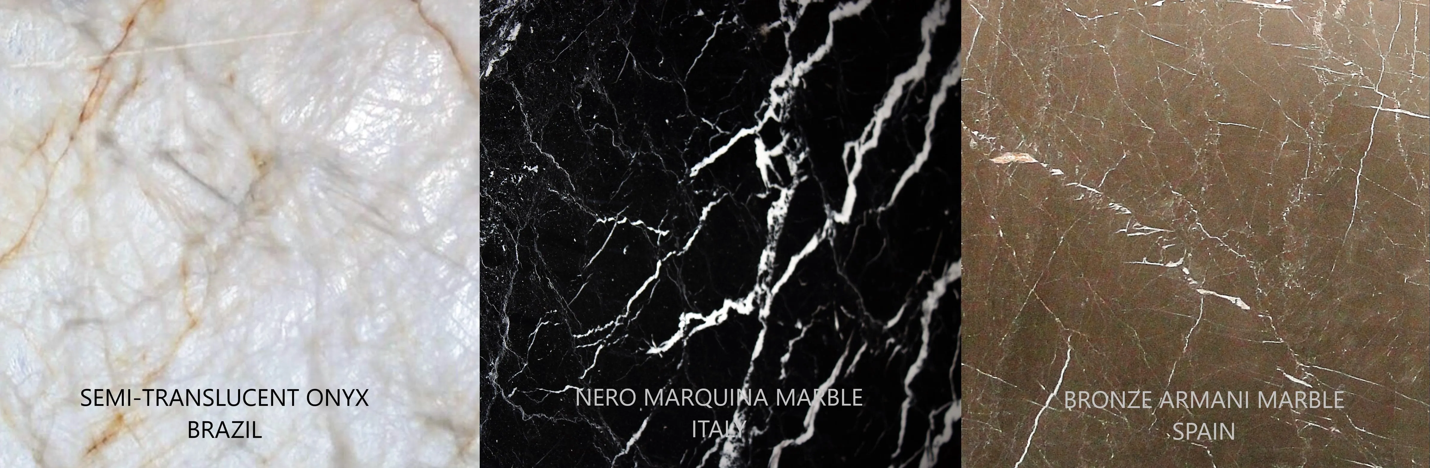 JAGGER DRINK TABLE<br><br>NERO MARQUINA MARBLE<br>DARK BRONZE