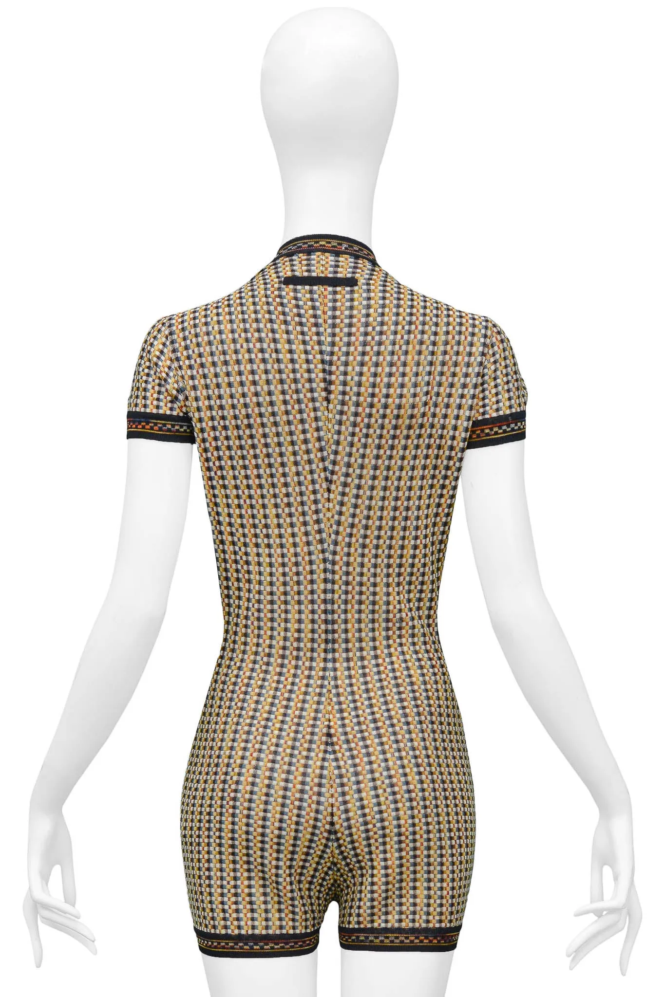 JEAN PAUL GAULTIER AW1990 CUTOUT KNIT ROMPER