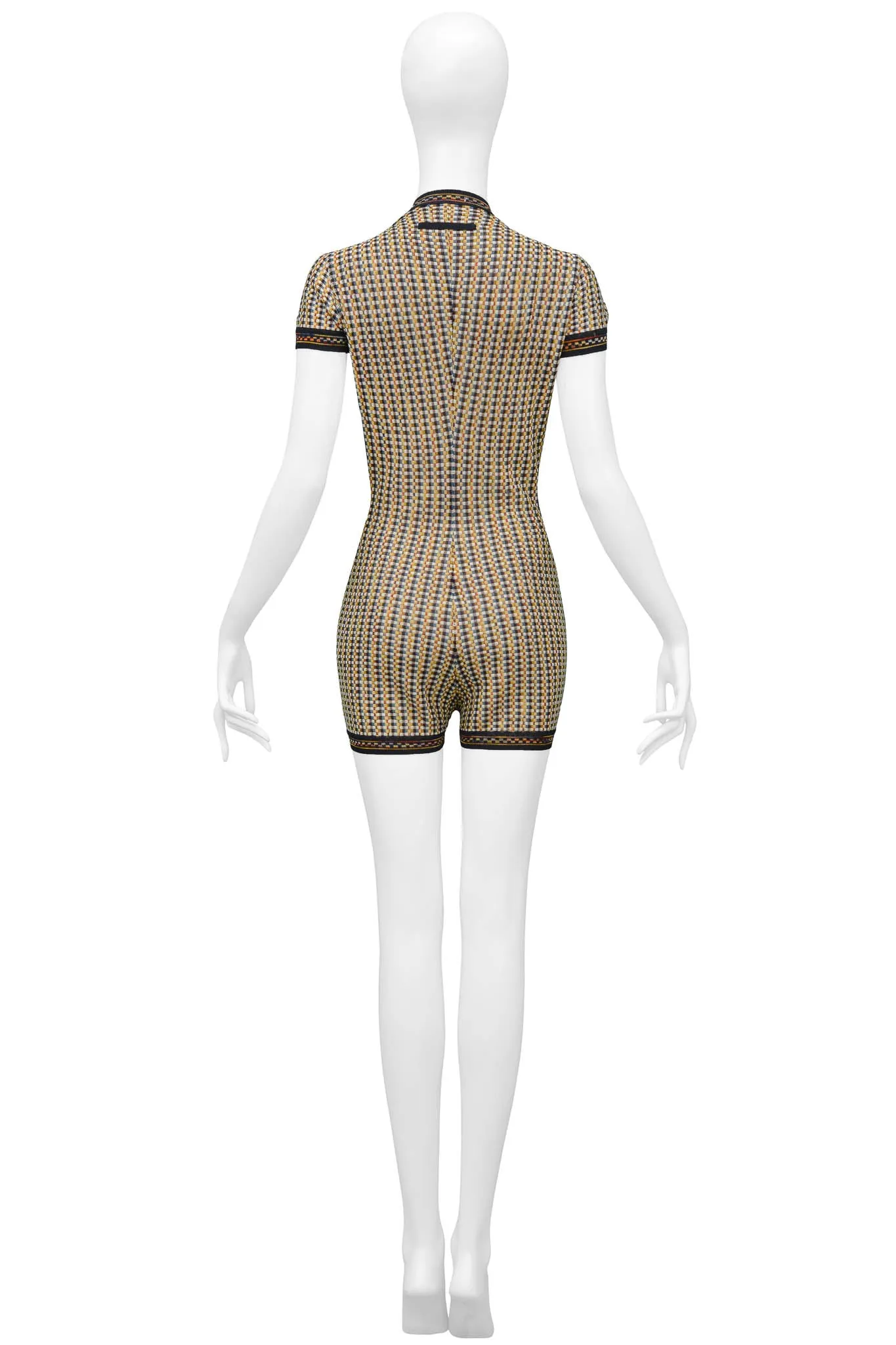 JEAN PAUL GAULTIER AW1990 CUTOUT KNIT ROMPER