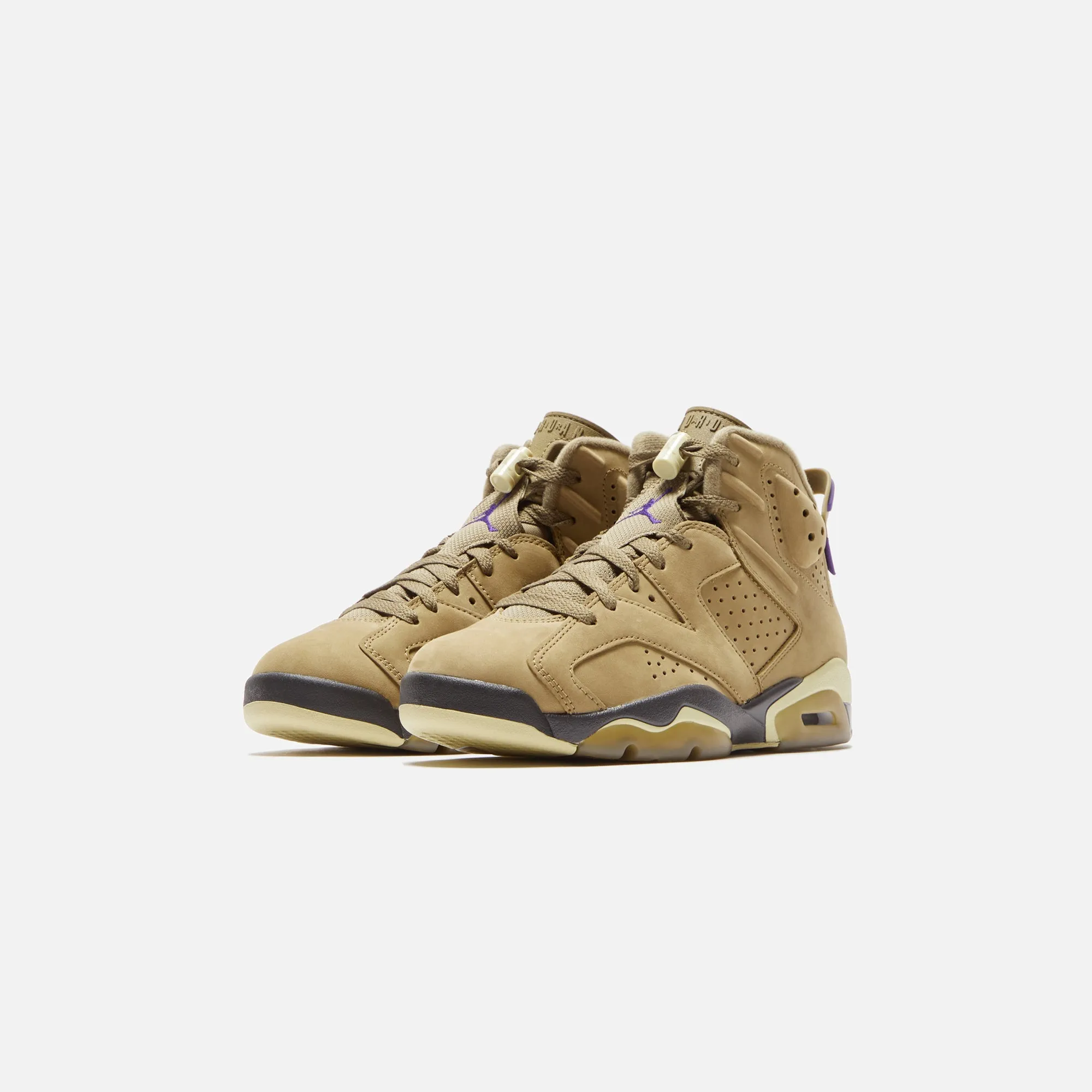 Jordan WMNS Air Jordan 6 Retro - Kelp / Team Gold / Shadow Brown / Court Purple