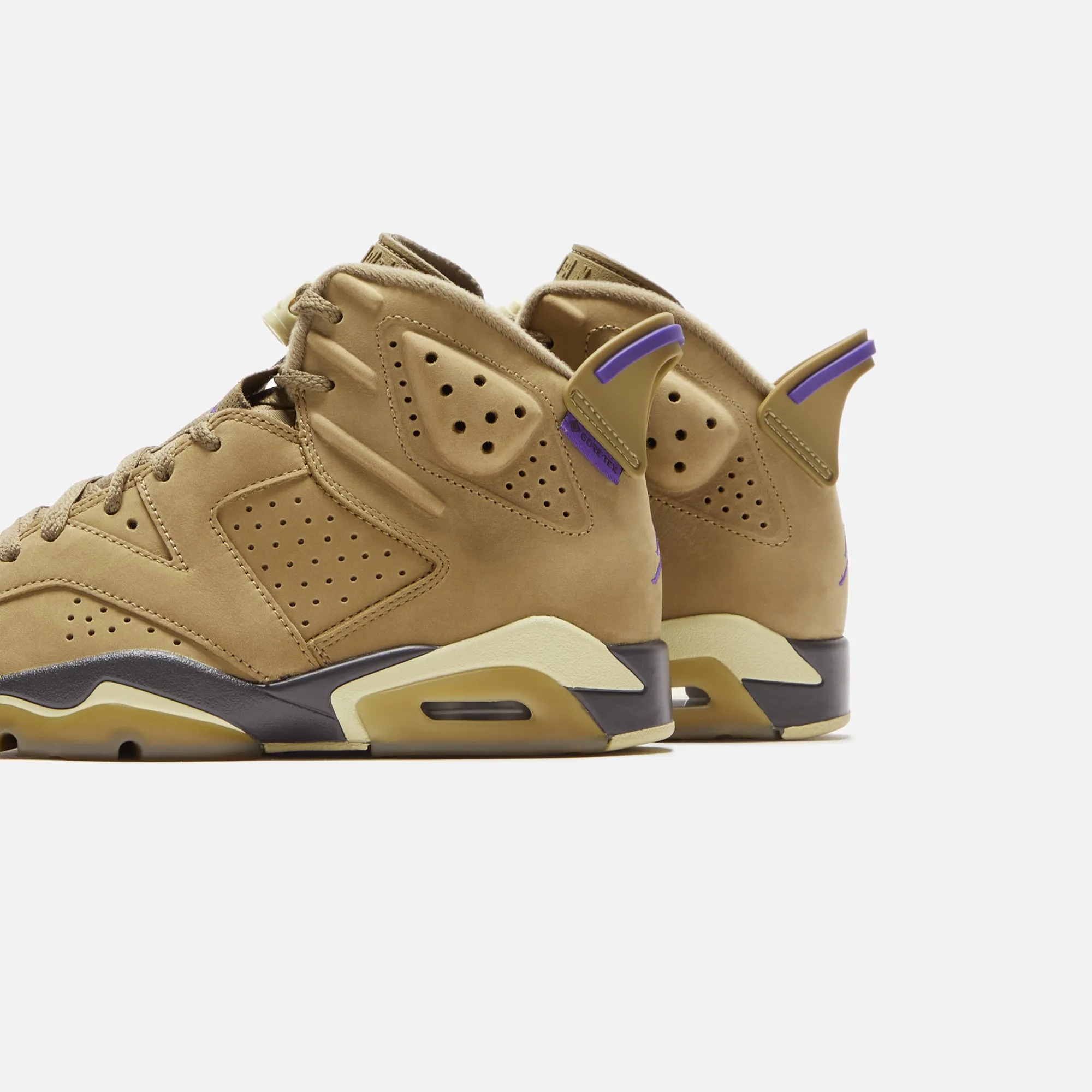 Jordan WMNS Air Jordan 6 Retro - Kelp / Team Gold / Shadow Brown / Court Purple