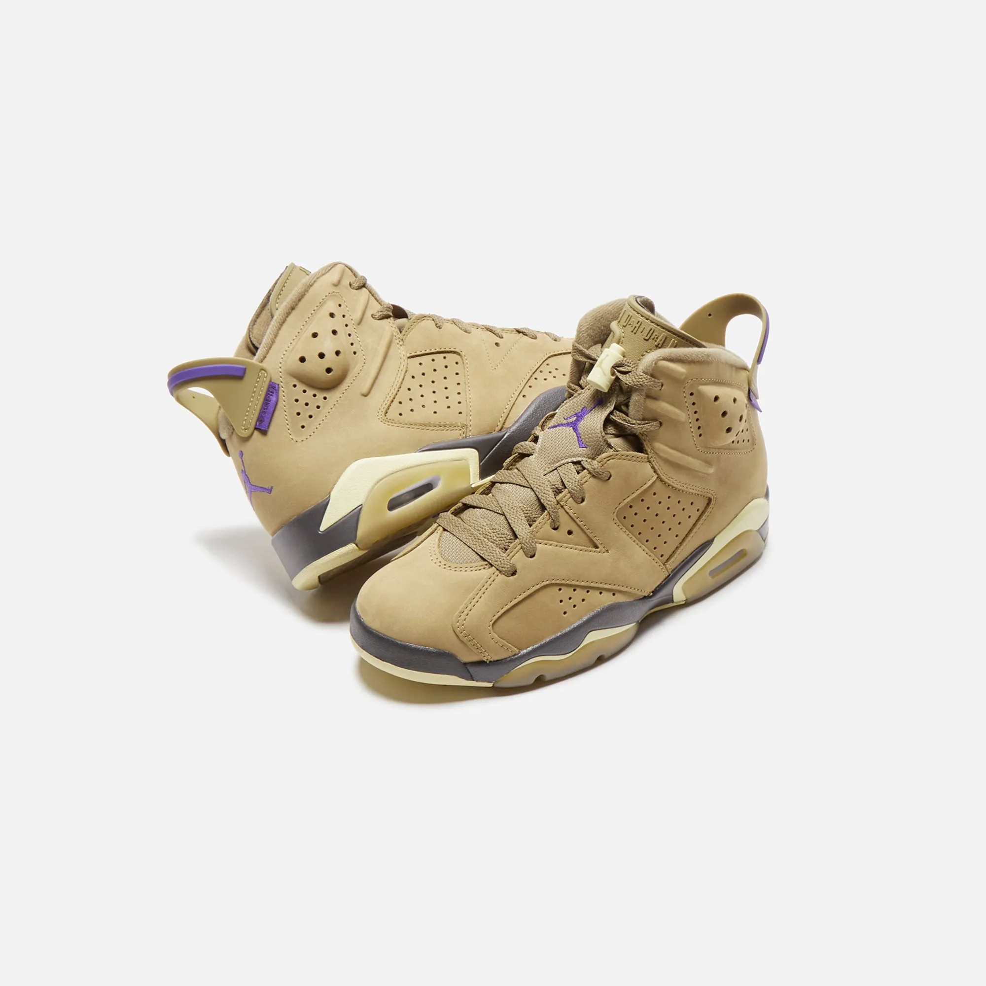 Jordan WMNS Air Jordan 6 Retro - Kelp / Team Gold / Shadow Brown / Court Purple