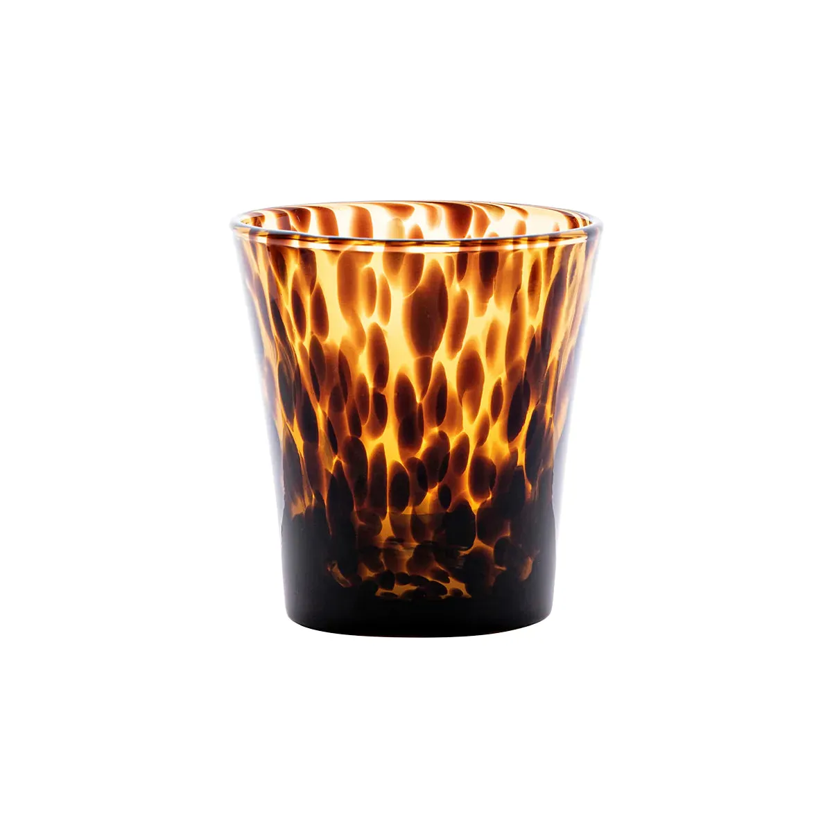 Juliska Puro Glass Tumbler Small - Tortoiseshell